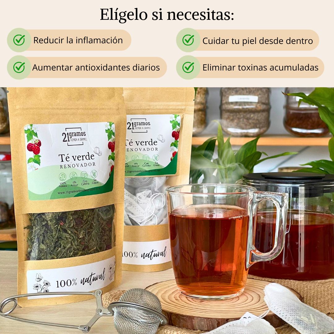 Té verde renovador
