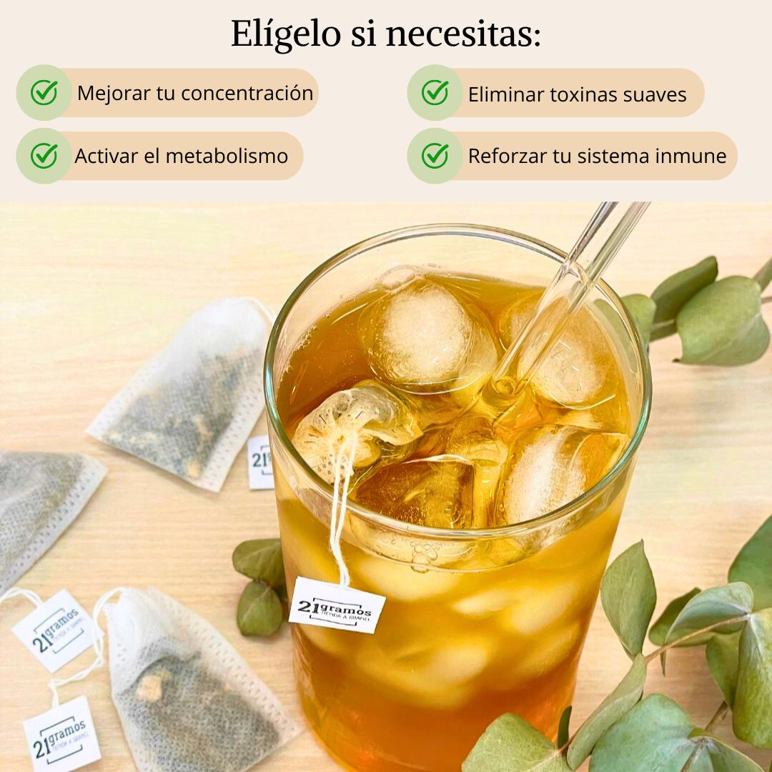 Té verde cítrico 100% energía