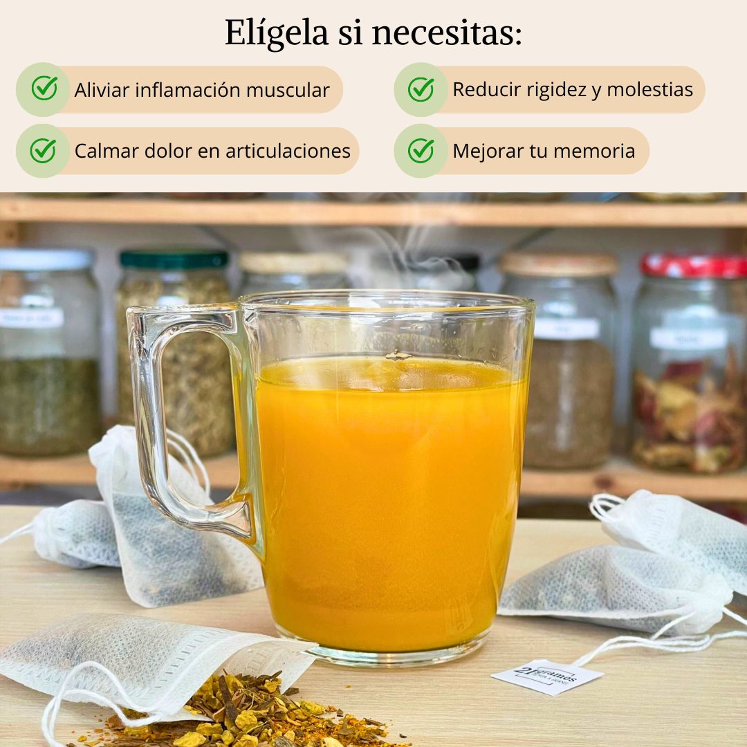 Infusión Poder desinflamatorio aromático