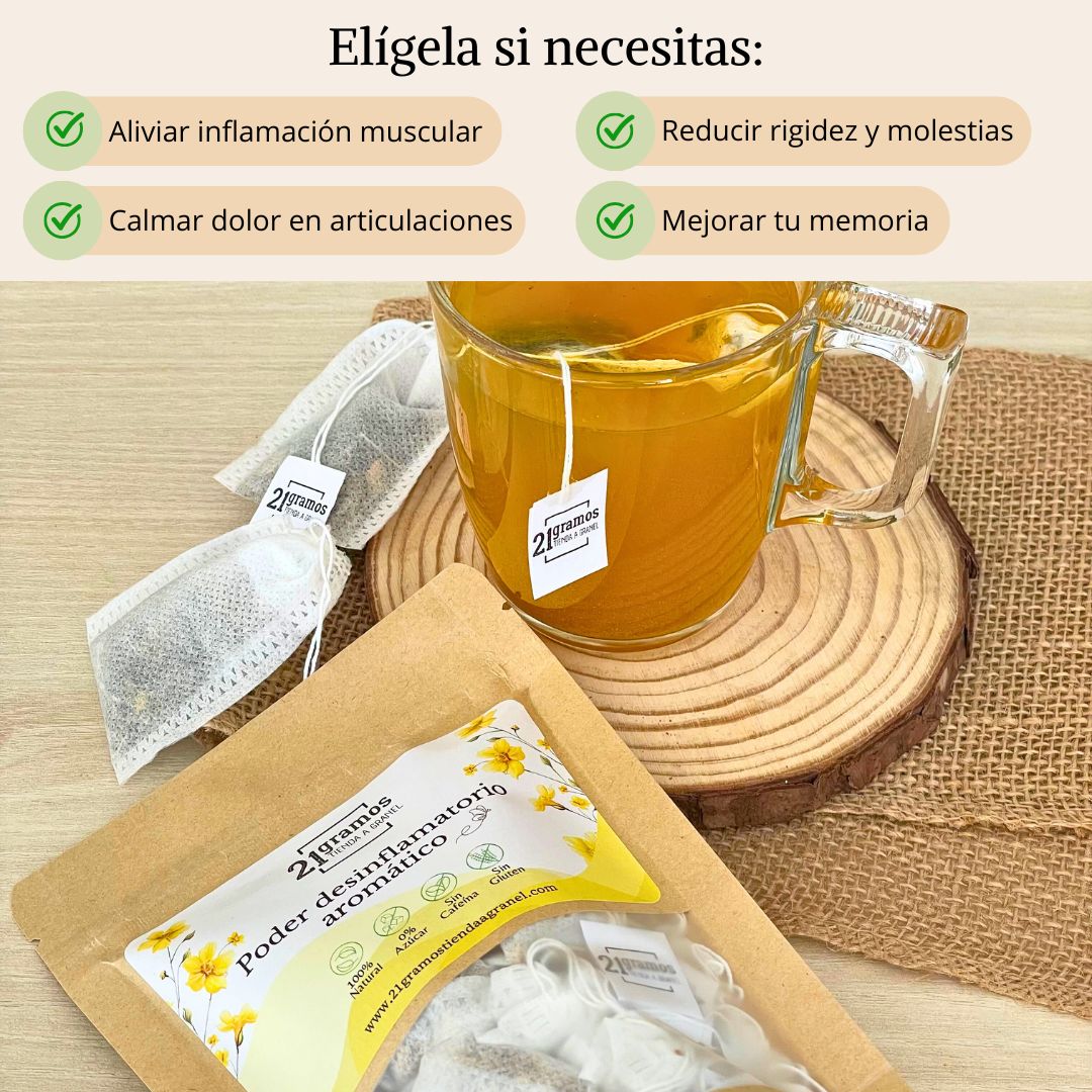 Infusión Poder desinflamatorio aromático