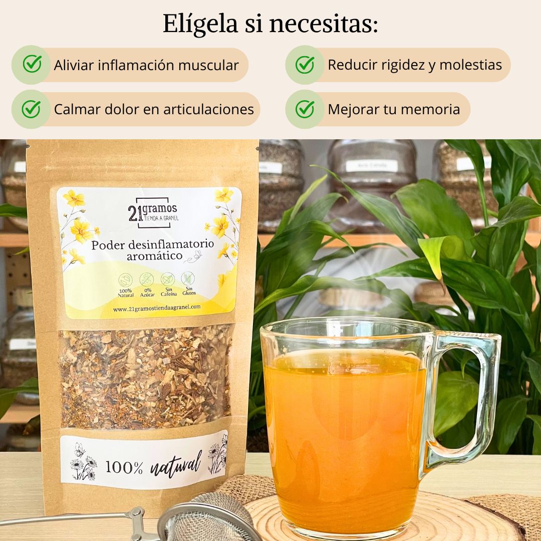 Infusión Poder desinflamatorio aromático