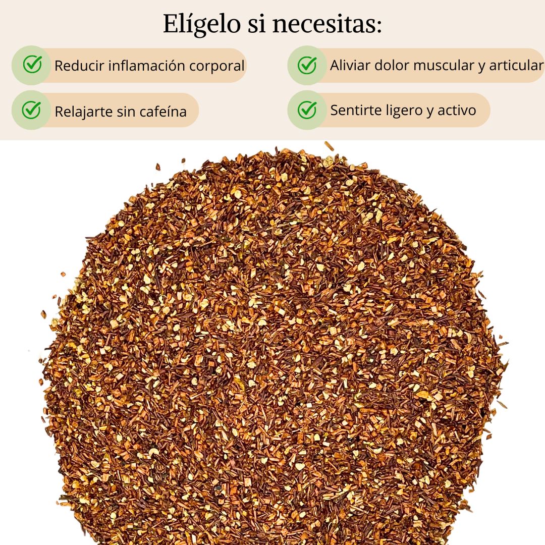 Rooibos desinflamante con cúrcuma