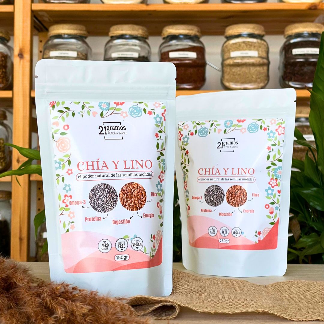 Semillas de Chía y Lino molidas