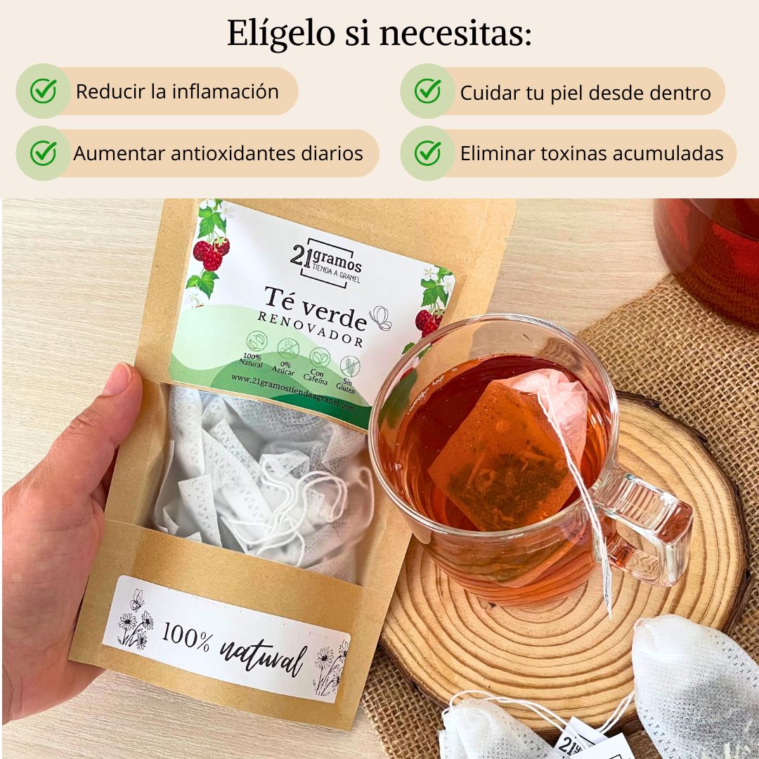 Té verde renovador