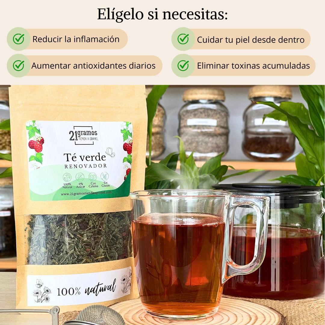 Té verde renovador