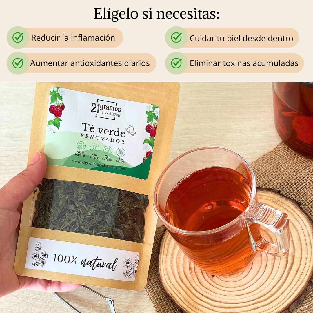 Té verde renovador
