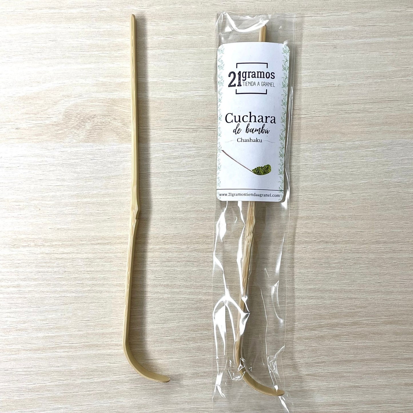 Cuchara de bambú (Chashaku)