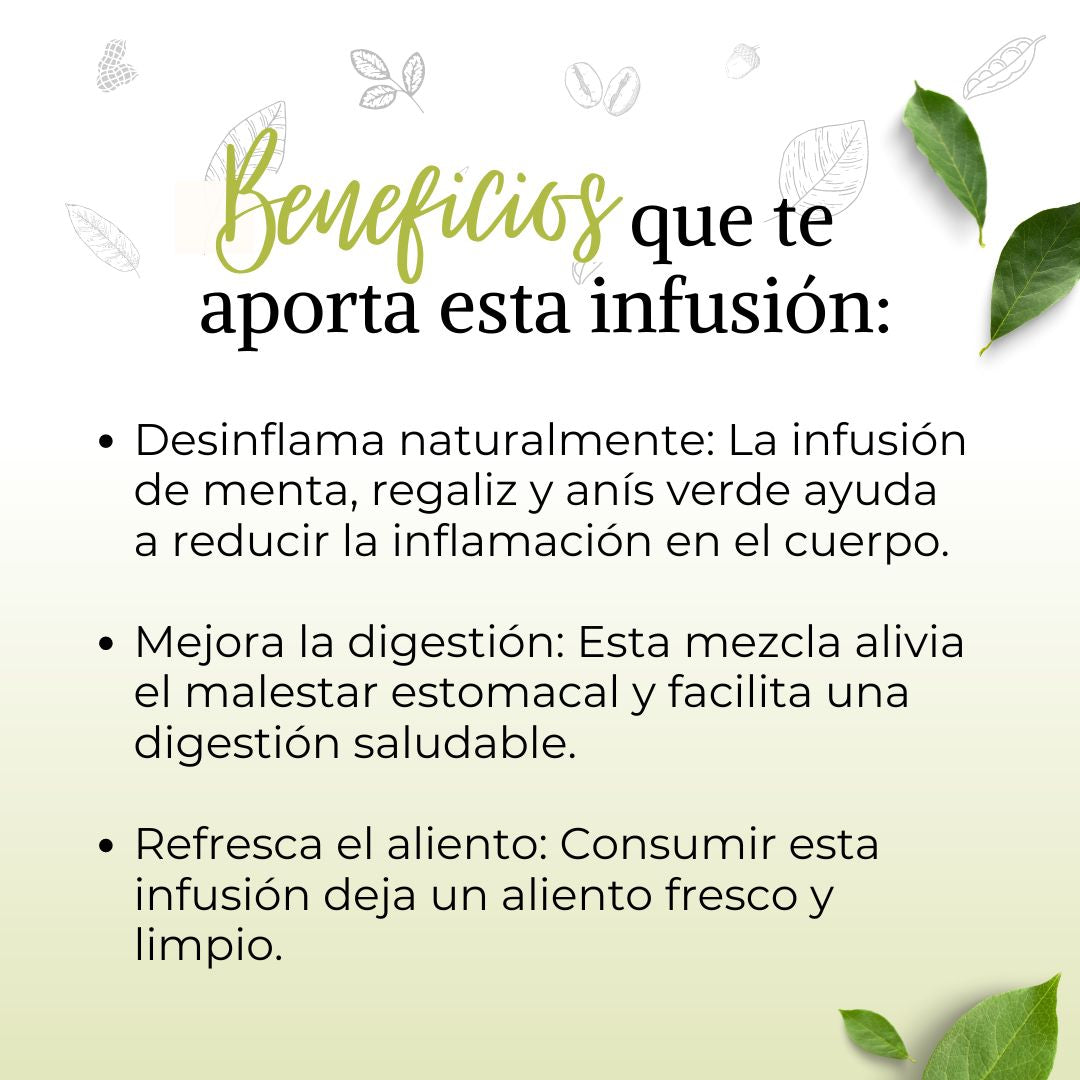Infusión Hierbas antinflamatorias y relajantes