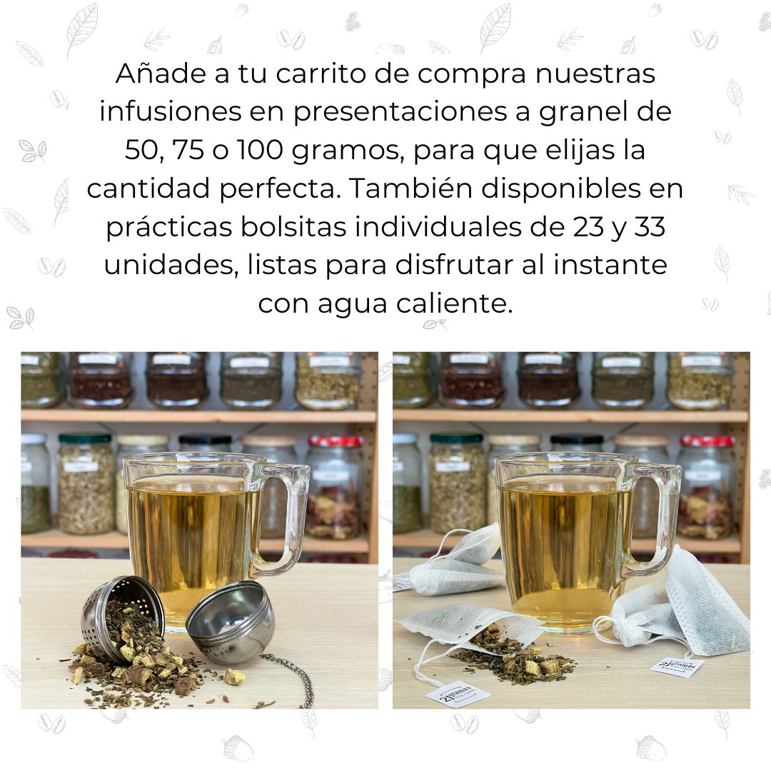 Infusión Hierbas antinflamatorias y relajantes