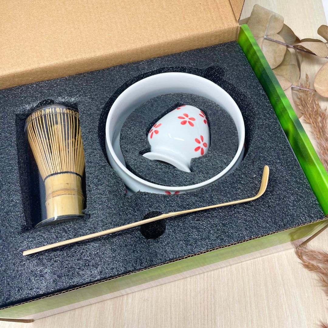 Set completo de té Matcha 4 piezas