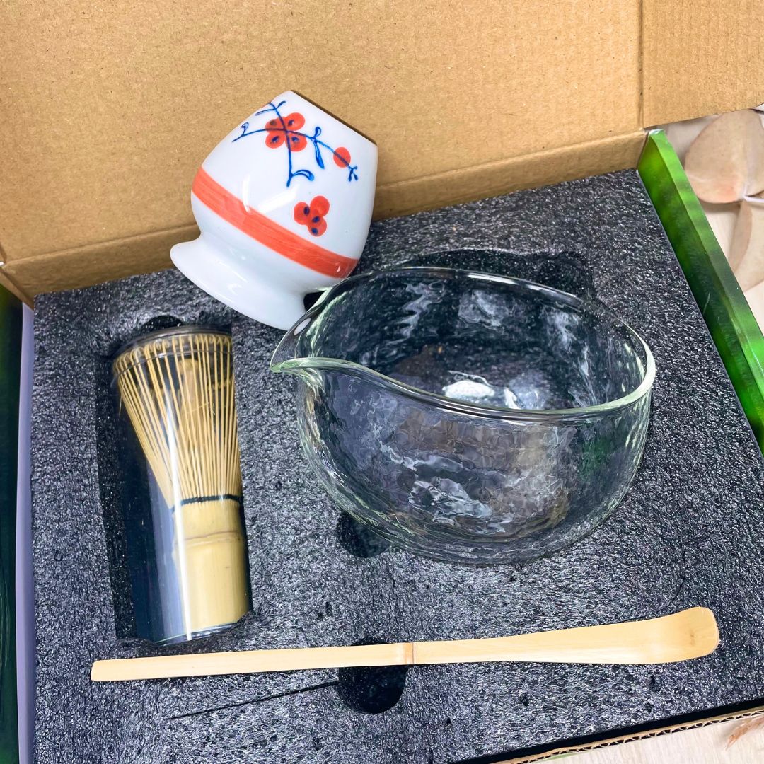 Set completo de té Matcha 4 piezas