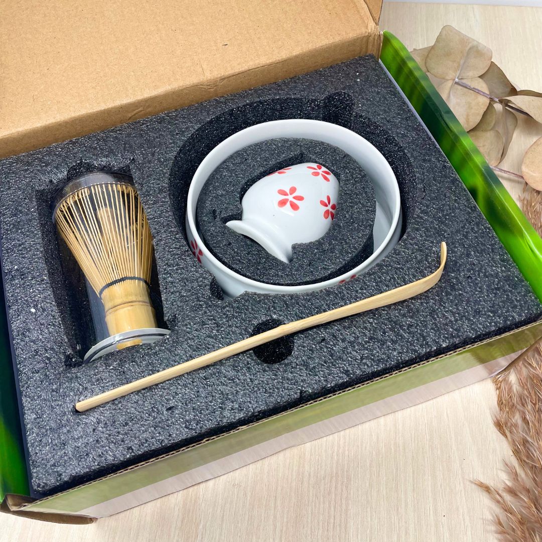 Set completo de té Matcha 4 piezas