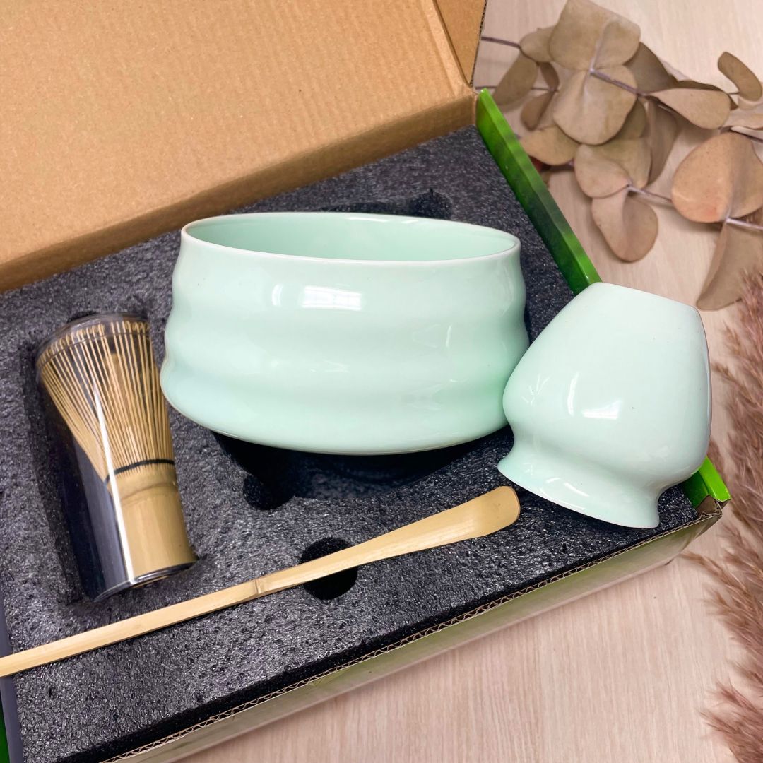 Set completo de té Matcha 4 piezas