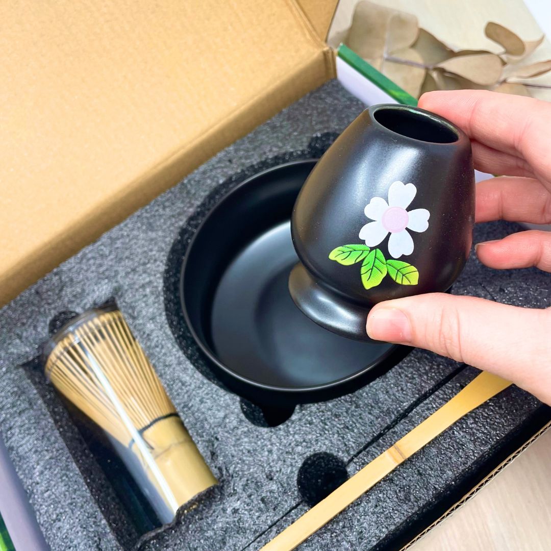 Set completo de té Matcha 4 piezas