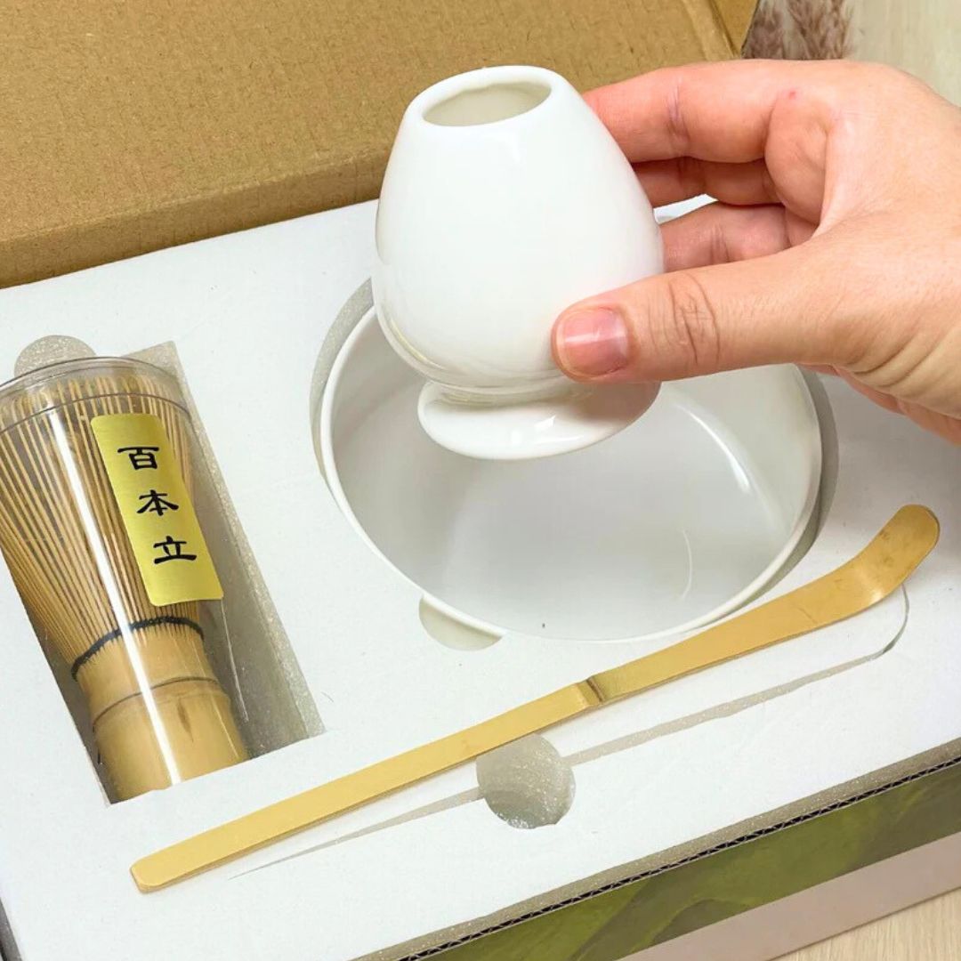 Set completo de té Matcha 4 piezas