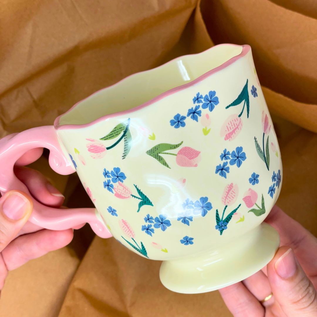 Taza de Cerámica Premium – Ideal para Infusiones y Tés