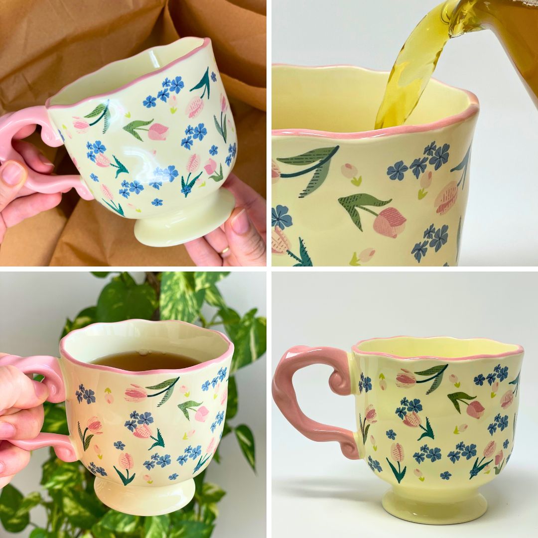 Taza de Cerámica Premium – Ideal para Infusiones y Tés