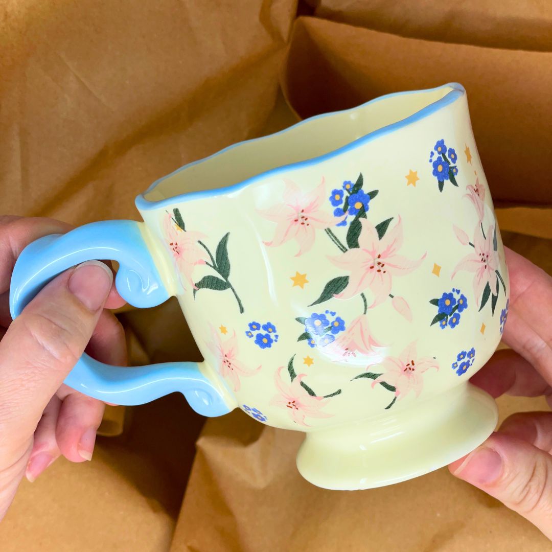 Taza de Cerámica Premium – Ideal para Infusiones y Tés