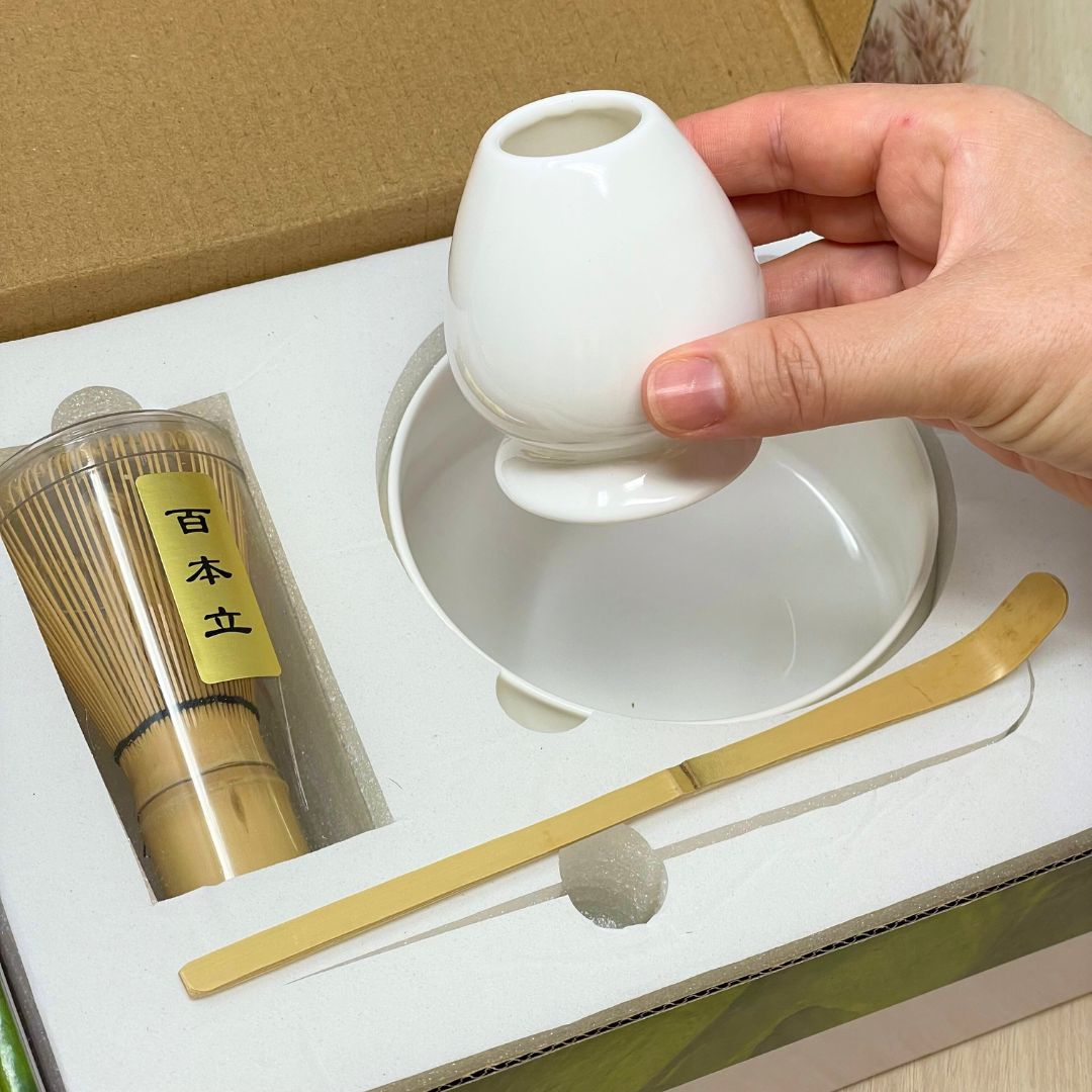 Set completo de té Matcha 4 piezas