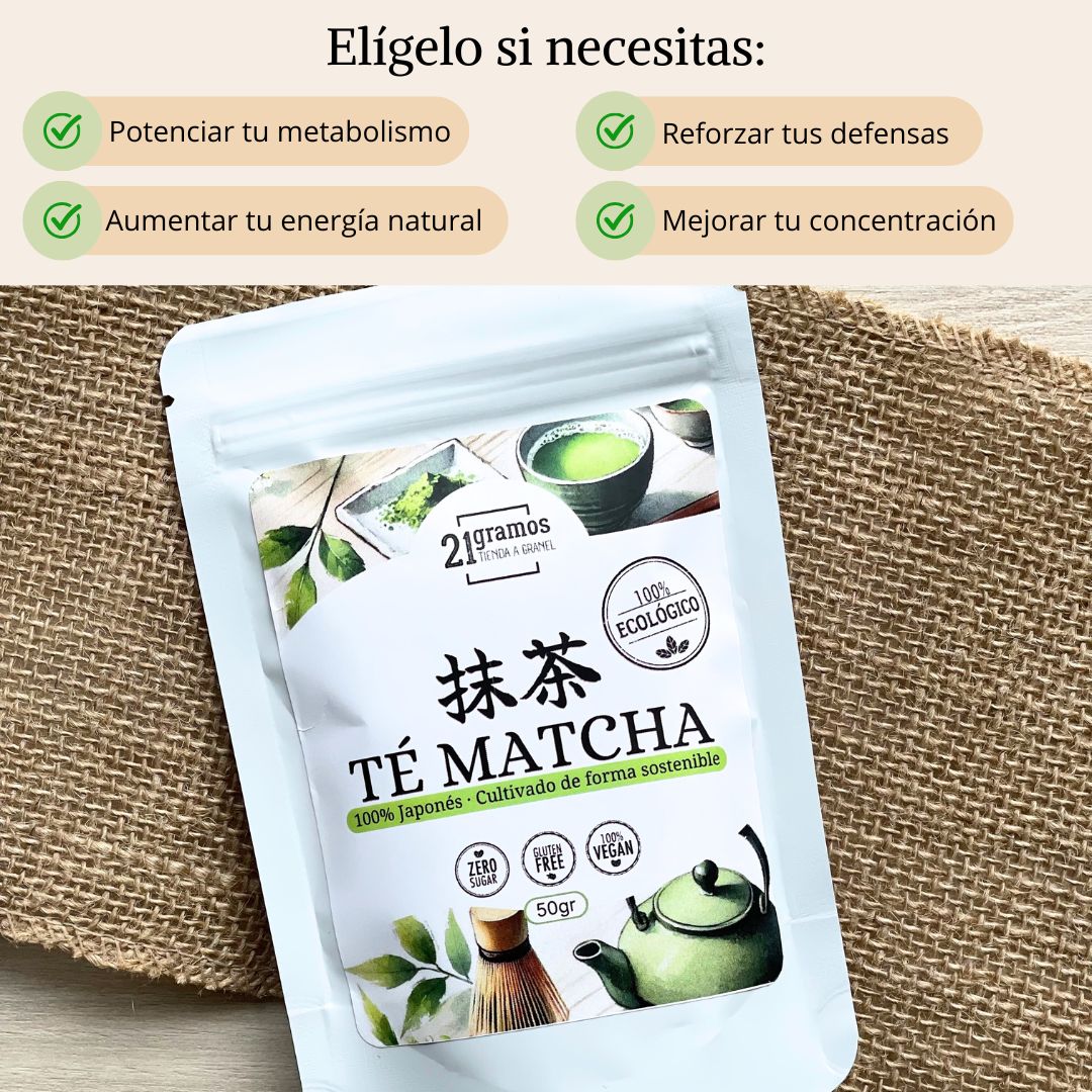 Té Matcha Ecológico 100% Japonés