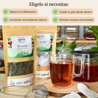 Té verde renovador