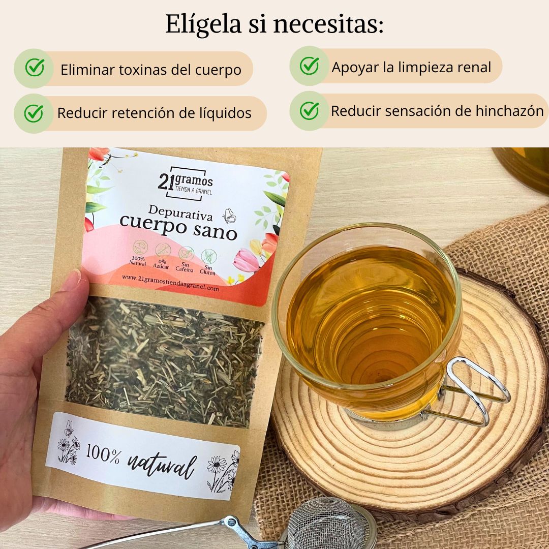 Infusión Depurativa cuerpo sano