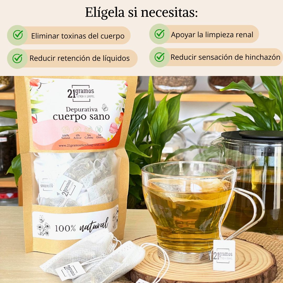Infusión Depurativa cuerpo sano