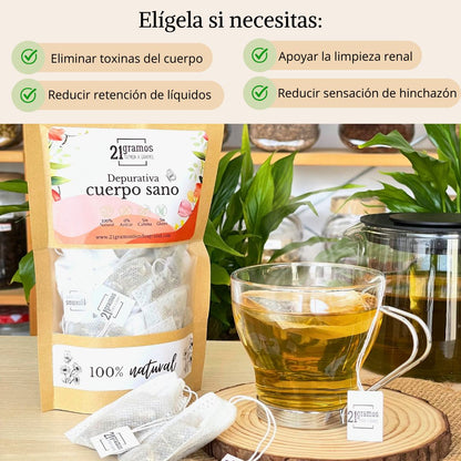 Infusión Depurativa cuerpo sano