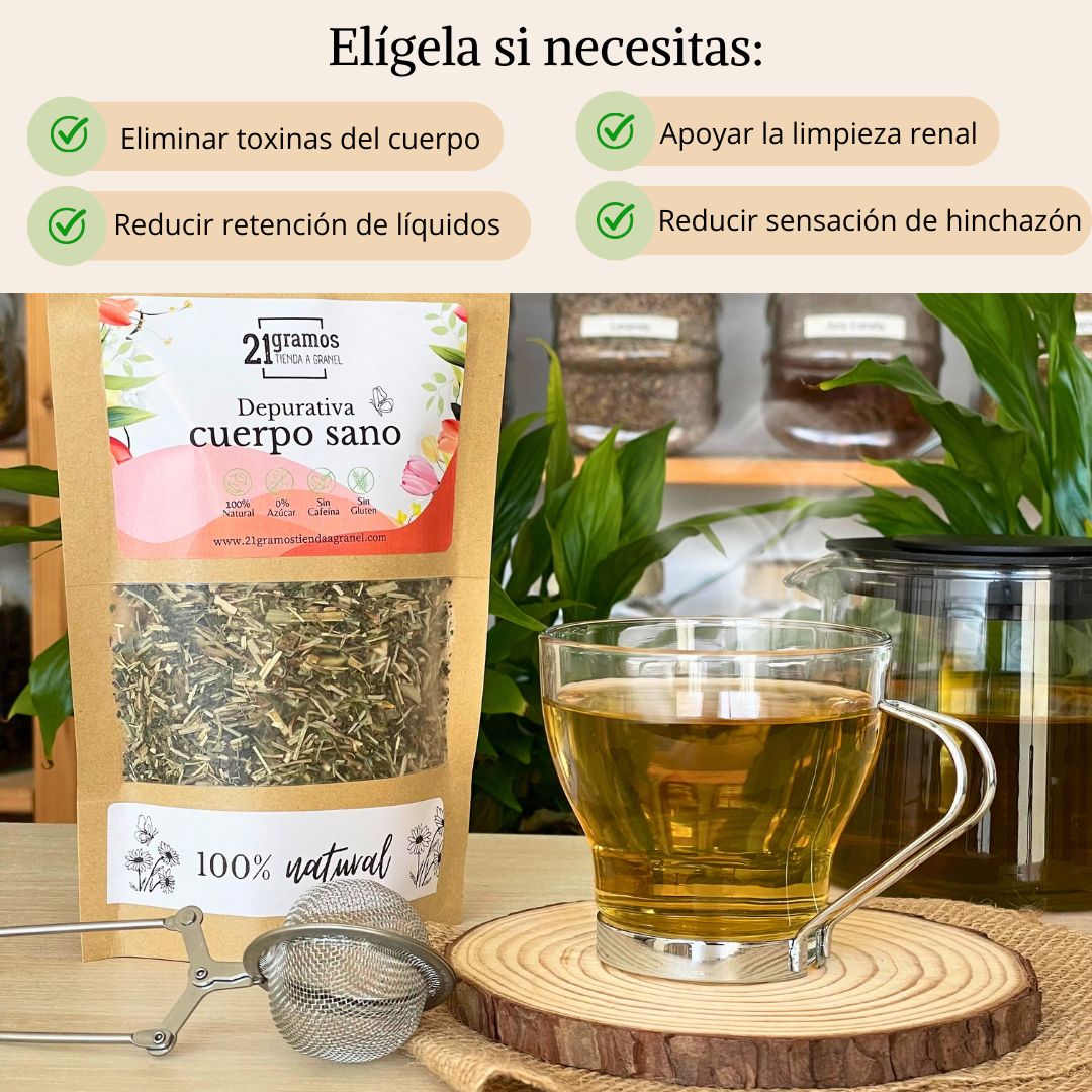 Infusión Depurativa cuerpo sano