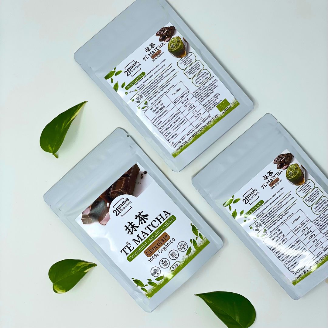 Té Matcha Ceremonial - sabor Chocolate