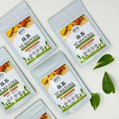 Té Matcha con Cúrcuma y Jengibre