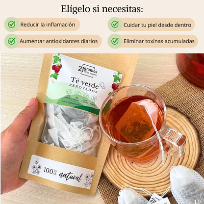 Té verde renovador