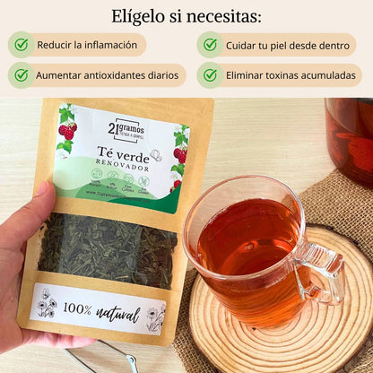 Té verde renovador