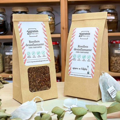 Rooibos desinflamante con cúrcuma