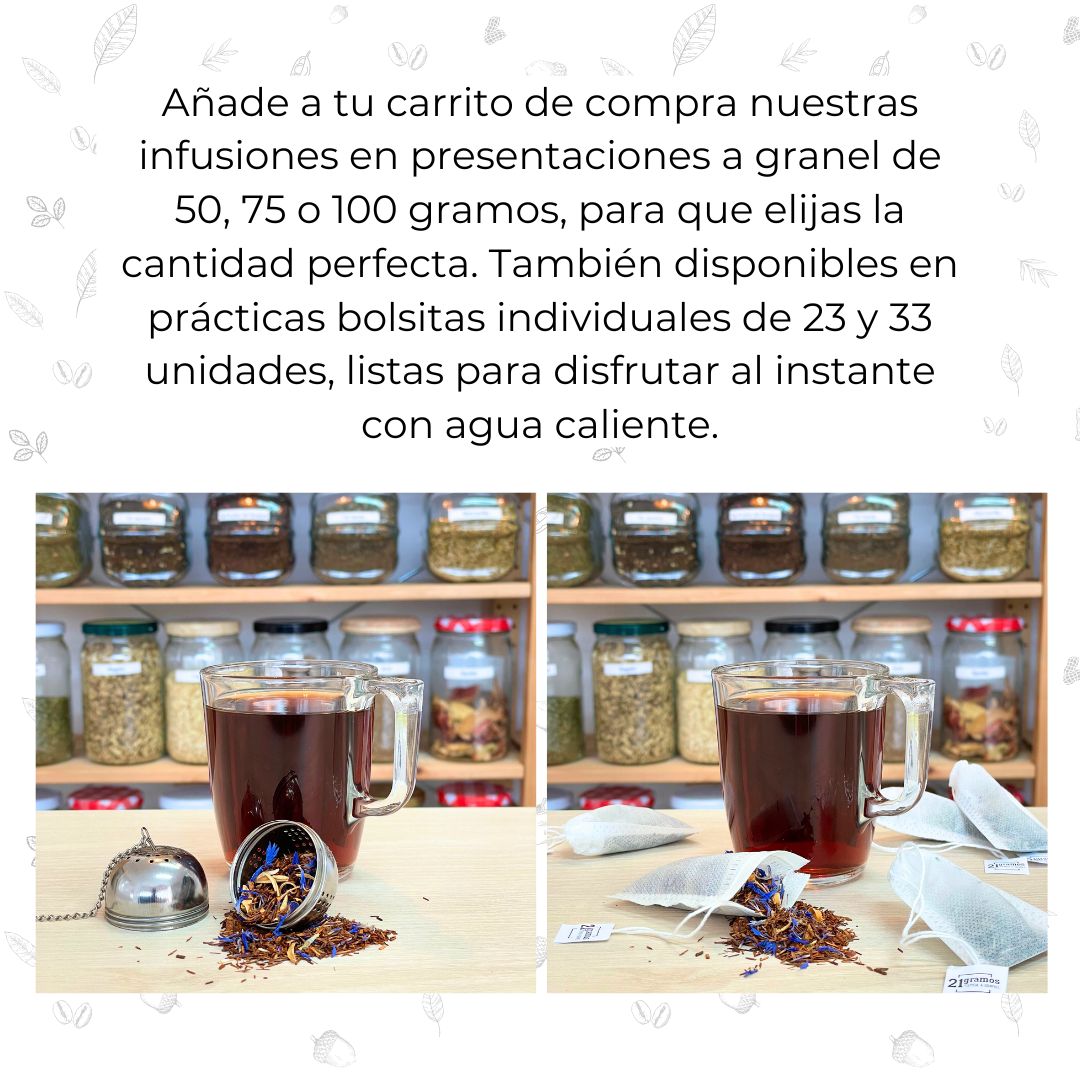 Infusión Flores relajantes para todos los días