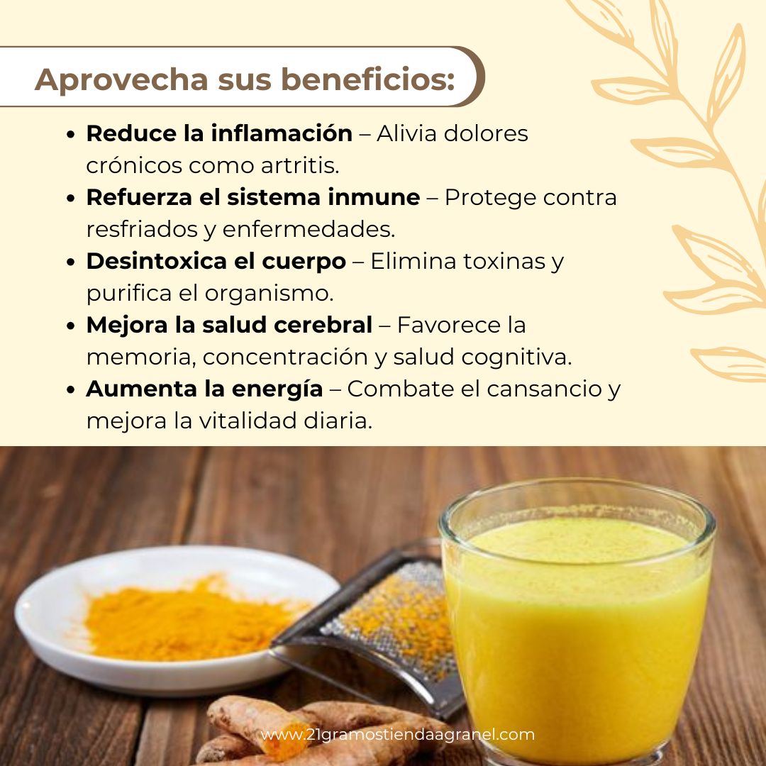 Golden Milk / Cúrcuma Latte / Leche Dorada