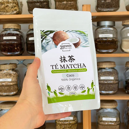 Té Matcha Ceremonial - sabor Coco