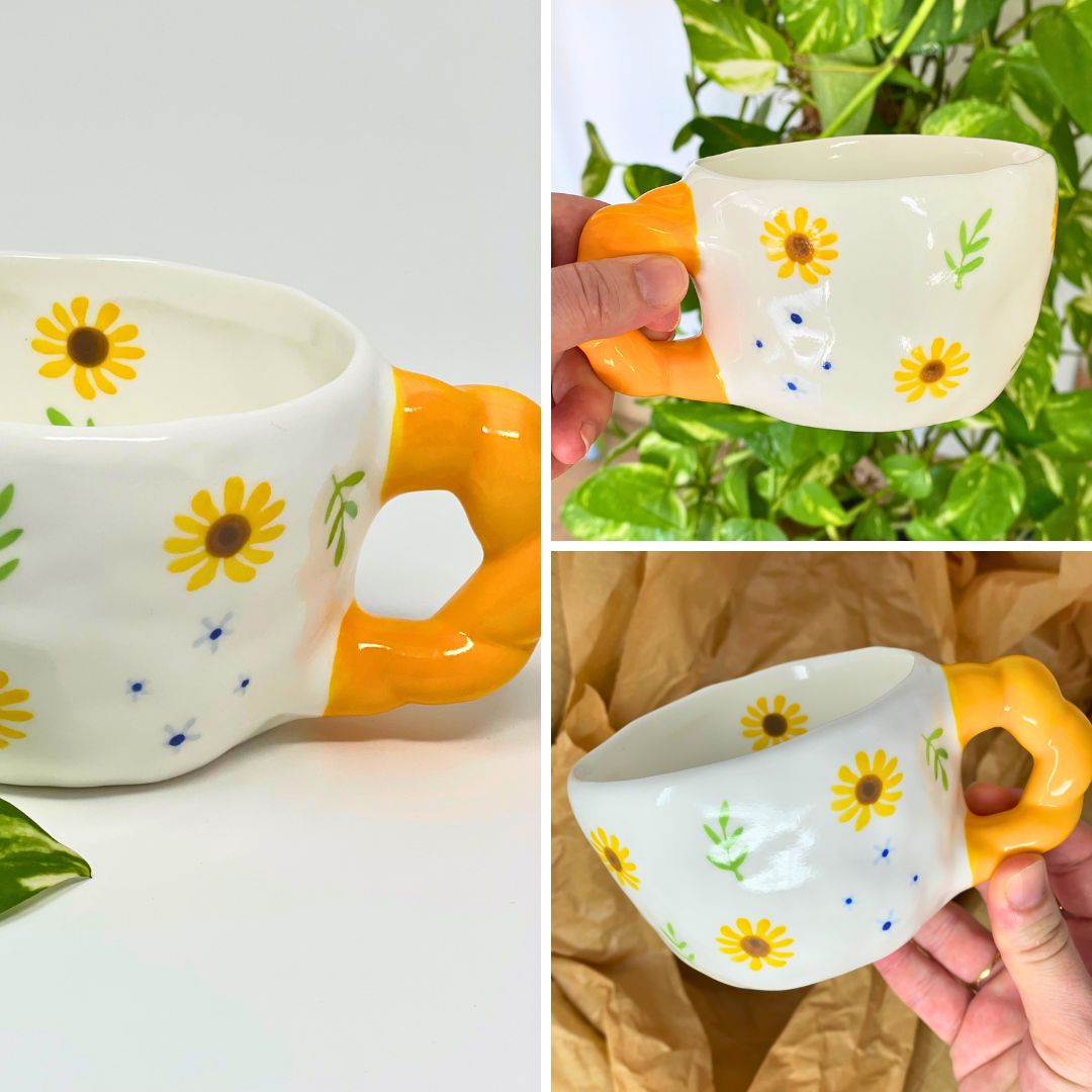 Taza de Cerámica Premium – Ideal para Infusiones y Tés