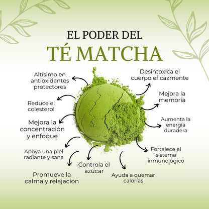 Té Matcha Ceremonial - sabor Vainilla