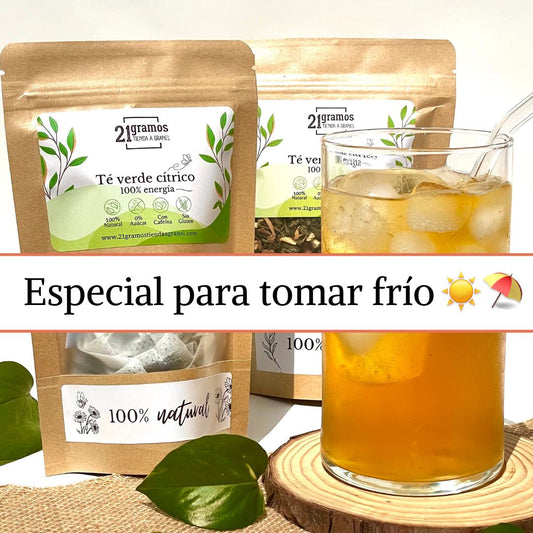 Té verde cítrico 100% energía