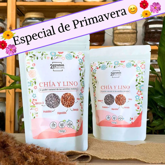 Semillas de Chía y Lino molidas