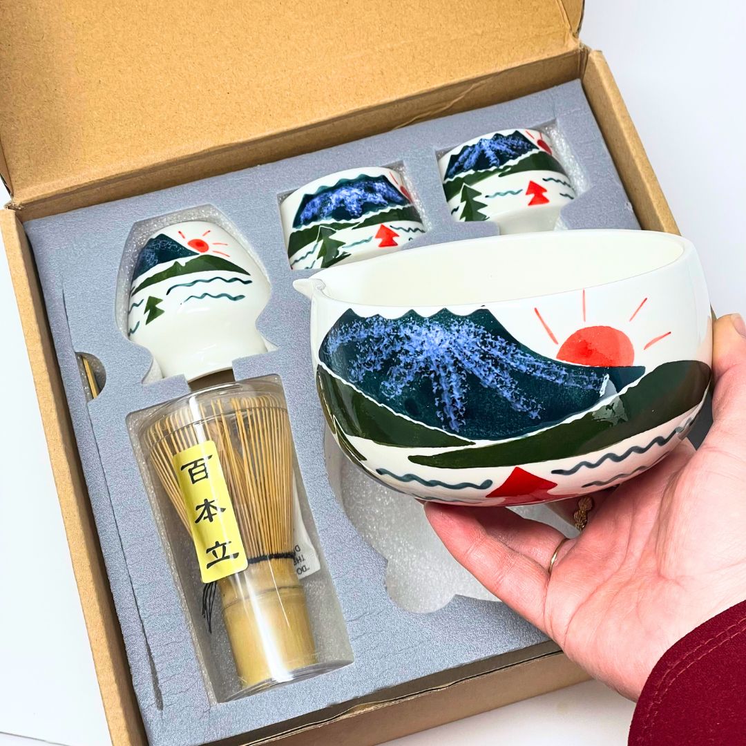 Set completo de Té Matcha