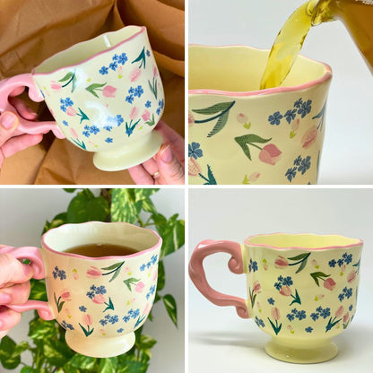 Taza de Cerámica Premium – Ideal para Infusiones y Tés