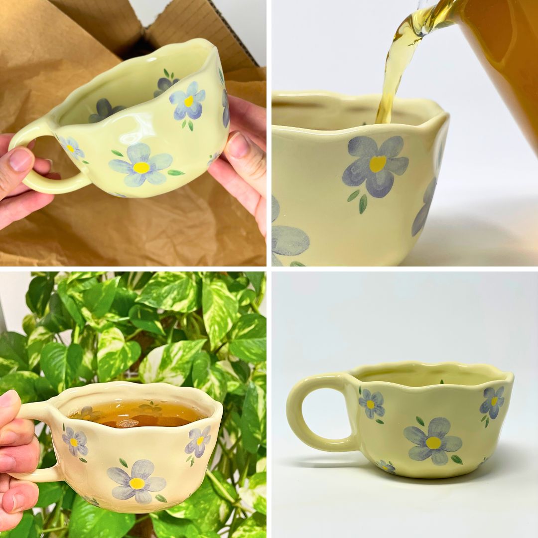 Taza de Cerámica Premium – Ideal para Infusiones y Tés