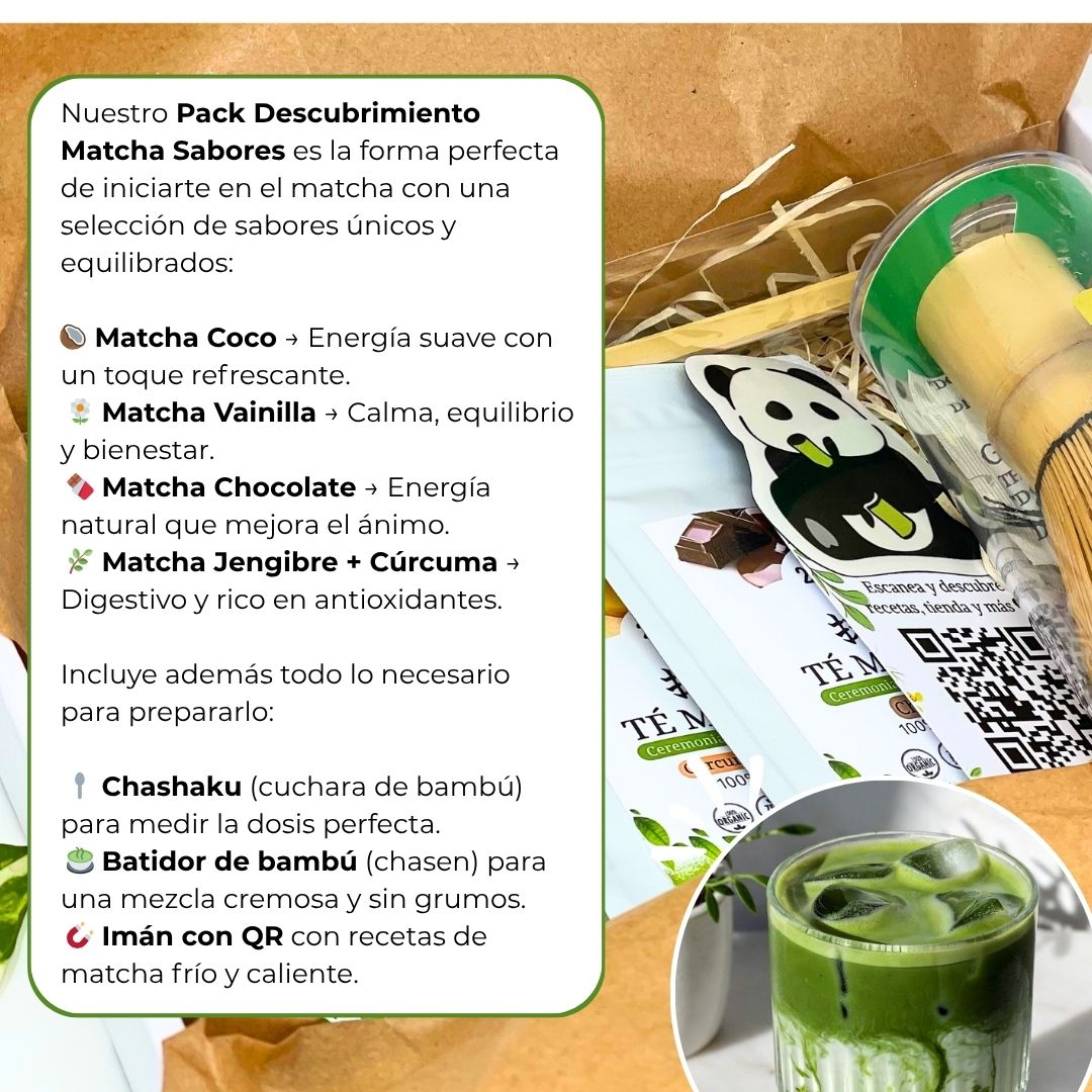 Pack Descubrimiento Matcha Sabores
