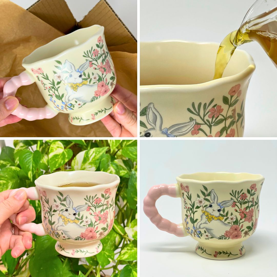 Taza de Cerámica Premium – Ideal para Infusiones y Tés