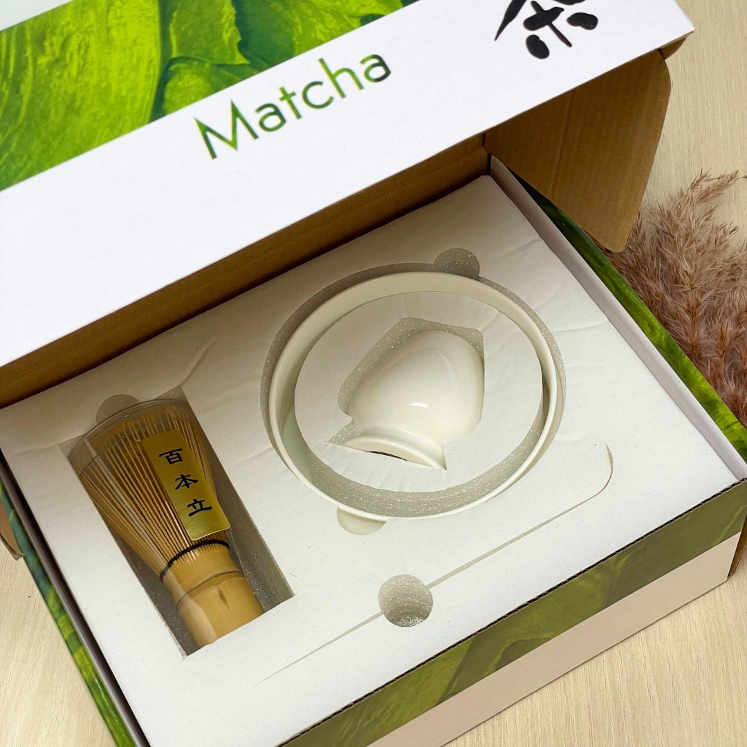 Juego completo de té Matcha 4 piezas