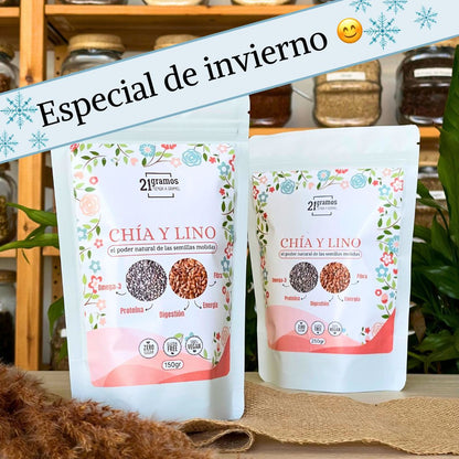 Semillas de Chía y Lino molidas