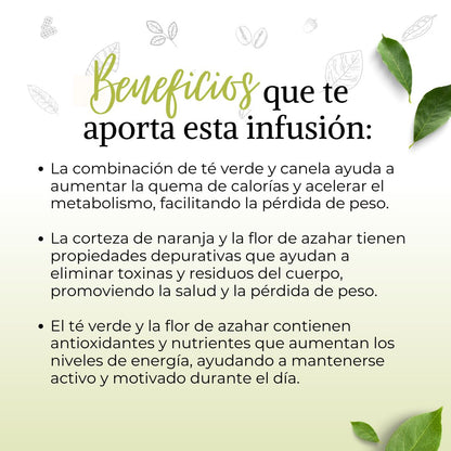 Té verde cítrico 100% energía