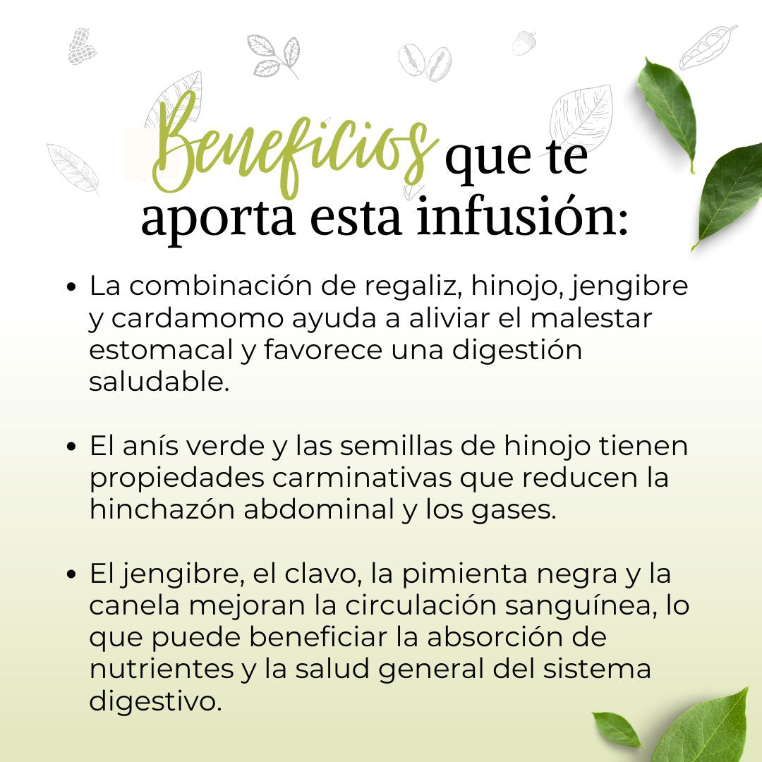 Infusión Chai digestivo